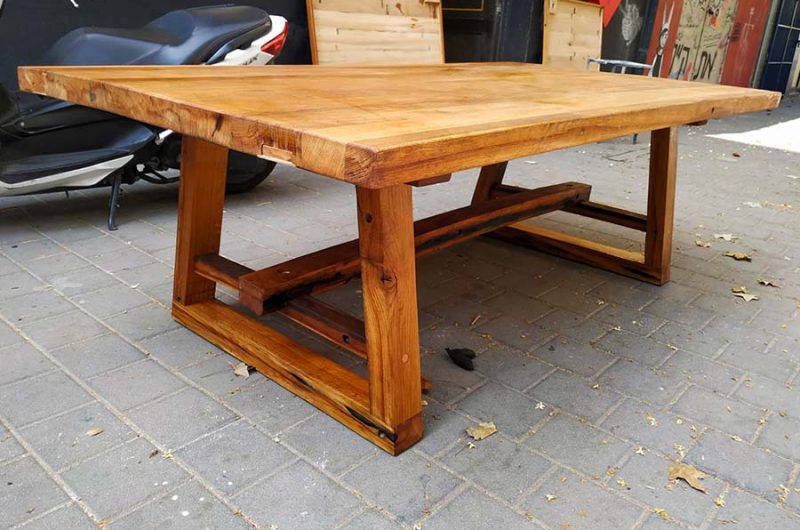 שולחן עץ מלא 7